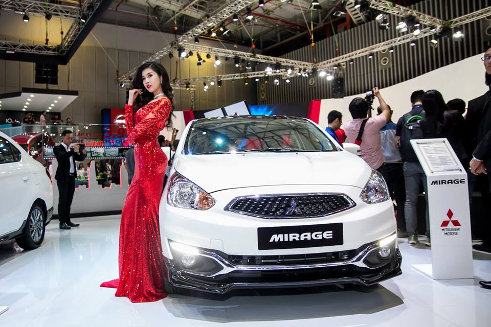 Mitsubishi Mirage 2018 có mặt tại cuộc triển lãm