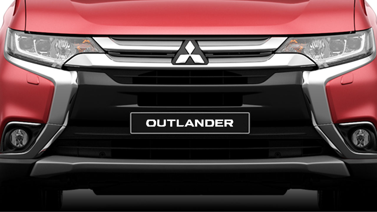 Mitsubishi Outlander 2017 lưới tản nhiệt mạ crom